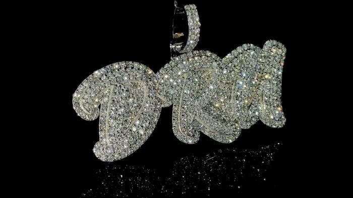 Full diamond pendant - Image 3