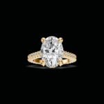 Oval wedding ring - Image 2