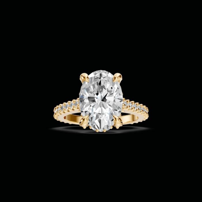 Oval wedding ring - Image 2