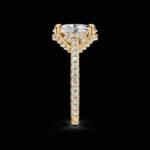 Oval wedding ring - Image 4
