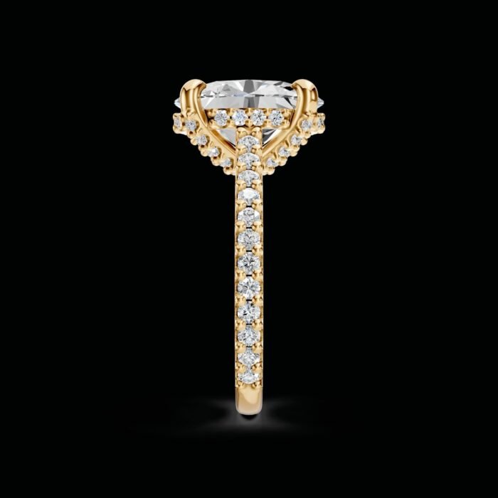 Oval wedding ring - Image 4