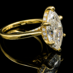 Marquise wedding ring