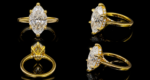 Marquise wedding ring - Image 3